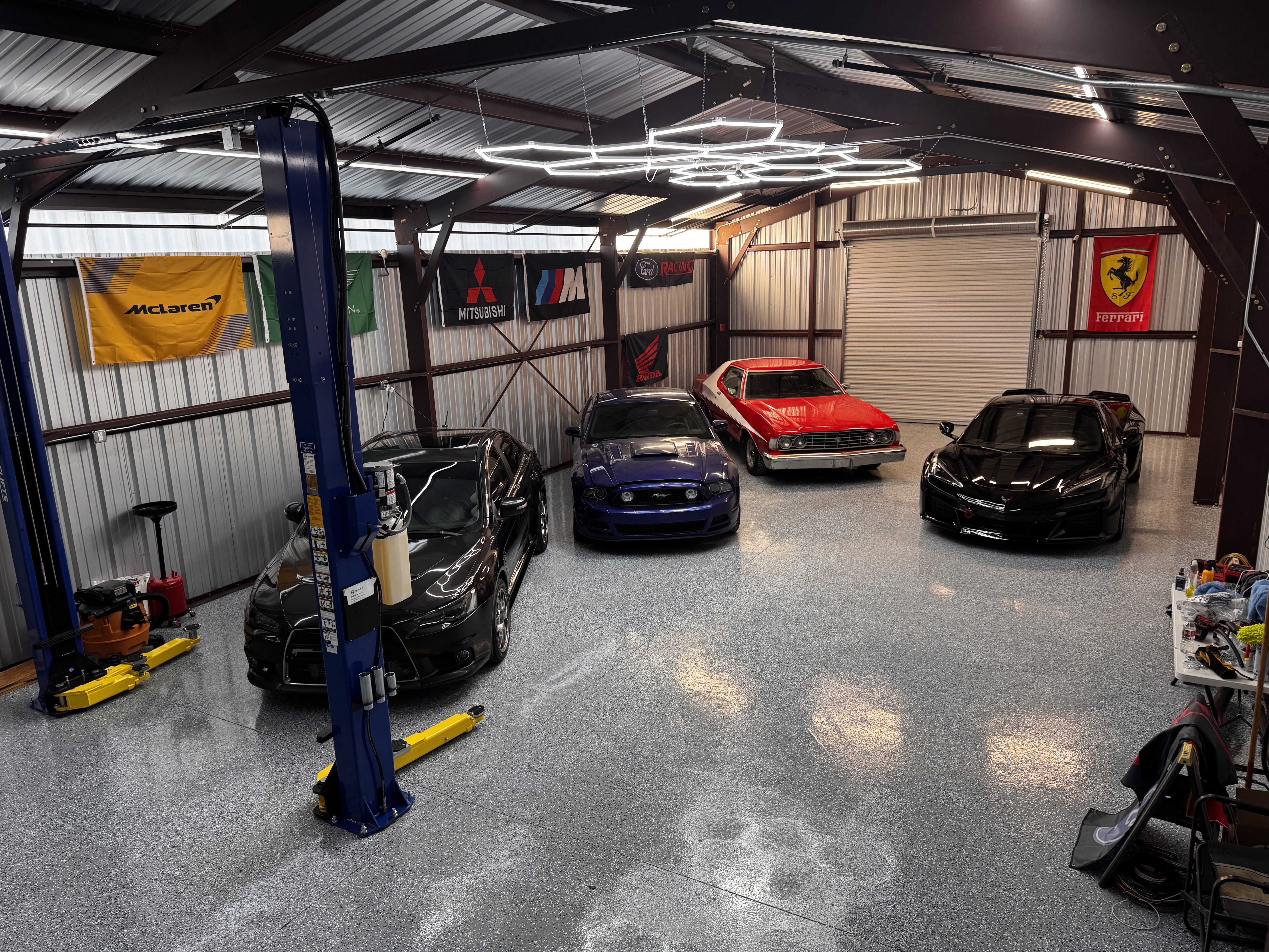 Secure vehicle storage facility